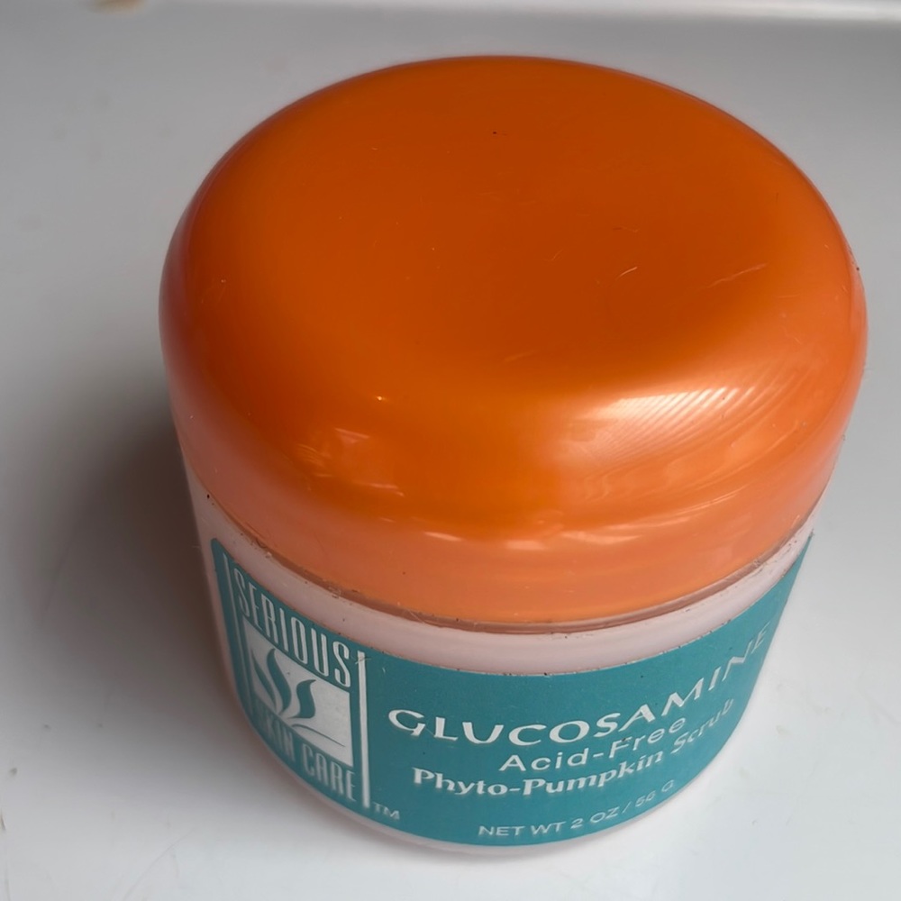 Serious skin care glucosamine acid free phyto pumpkin scrub